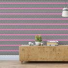 Papel De Parede Ondulado Chevron Ppche017