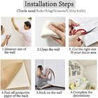 Papel De Parede Painel 3d Tijolo Branco Tijolinho Auto Adesiv