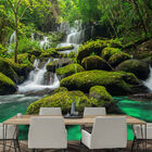 Papel De Parede Paisagem Cachoeira Natureza Sala Adesivo - 01