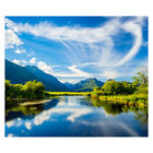 Papel De Parede Paisagem Lago Natureza Sala Adesivo - 046pcm