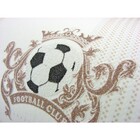 Papel De Parede - Palha Com Desenhos De Futebol -  Rolo Com 1