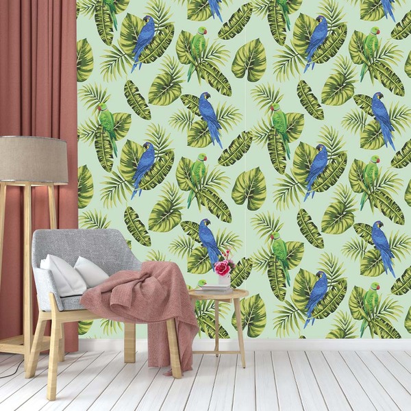 Papel De Parede Papagaio Rolo De 0 60 X 3 00