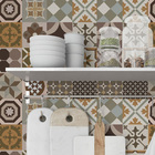 Papel De Parede Para Azulejo Retrô