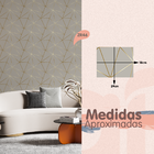 Papel De Parede Para Quarto Casal E Sala Fendi Fio Gold 12m