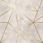 Papel De Parede Para Quarto Casal Sala Cinza 2 Fio Gold 6m