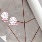 Papel De Parede Para Quarto Casal Sala Cinza 2 Fio Rosê 3m A