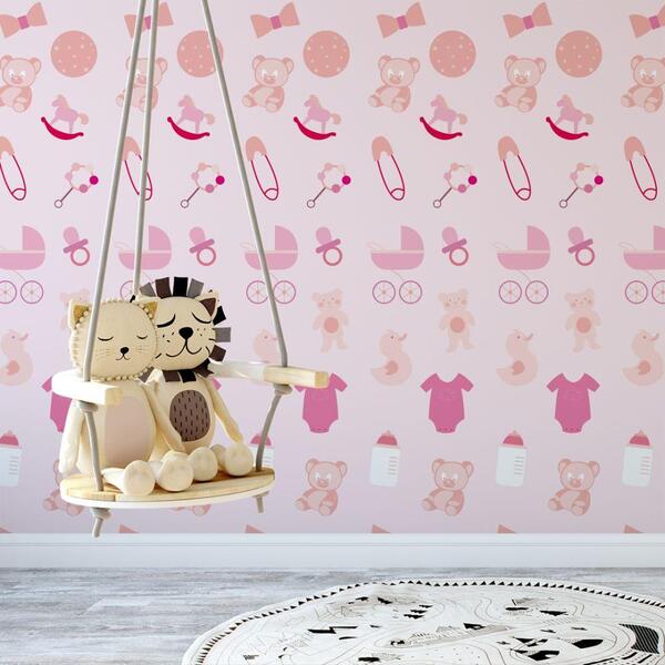 Papel De Parede Para Quarto De Criança Ppinf028