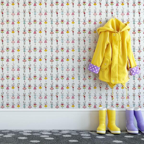 Papel De Parede Para Quarto De Criança Ppinf058