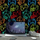 Papel De Parede Para Quarto Gamer Controles Start Play 2,50m