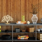 Papel De Parede Para Quartos E Sala Estilo Madeira Em Tons De