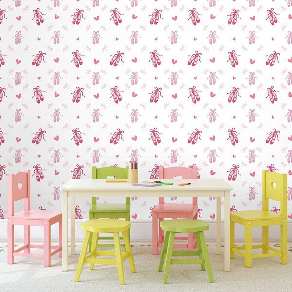 Papel De Parede Passos De Balé - 0 50 X 3 00 Metros