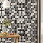 Papel De Parede Pastilha Cozinha Banheiro Cinza 15m