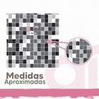 Papel De Parede Pastilha Cozinha Banheiro Lavável Cinza 9m