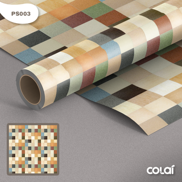 Papel De Parede Pastilha Cozinha Banheiro Marrom 12m