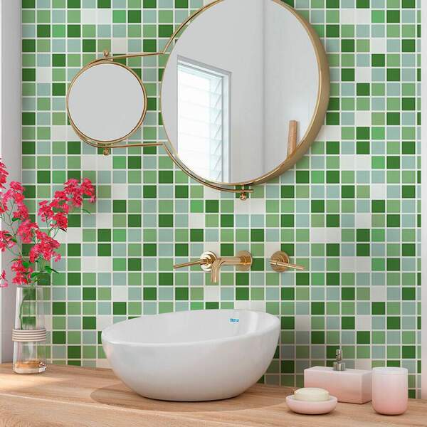 Papel De Parede - Pastilha - Modelo 16-60x300cm