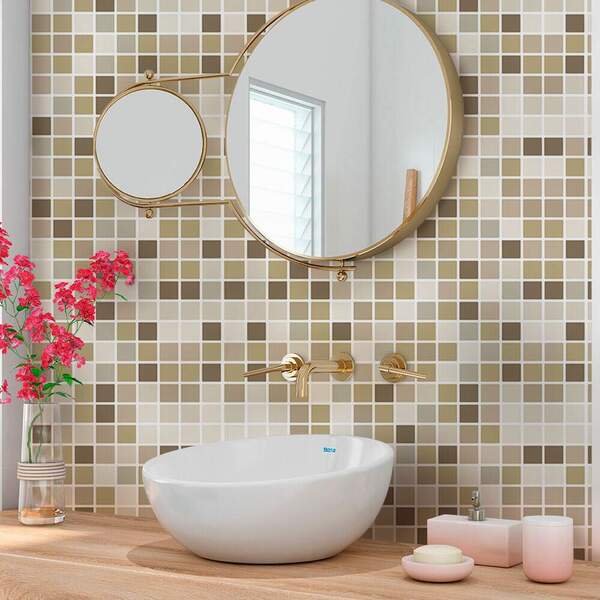 Papel De Parede - Pastilha - Modelo 24-60x300cm