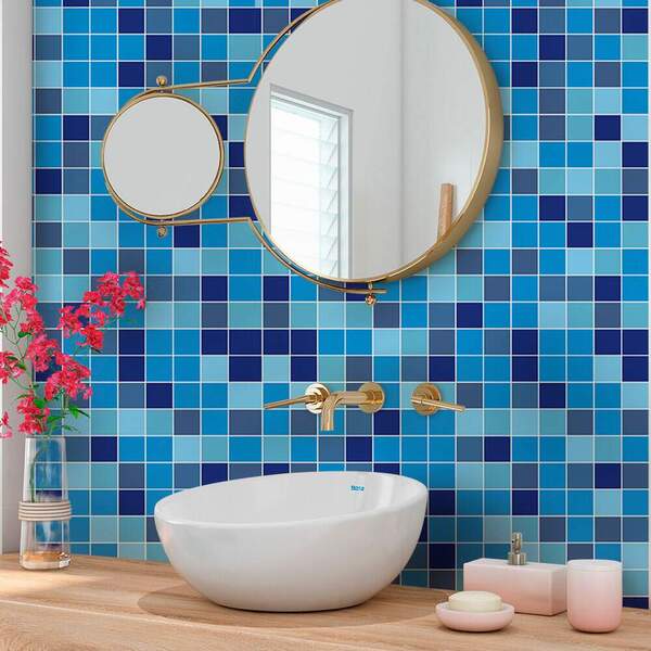 Papel De Parede - Pastilha - Modelo 44-60x300cm