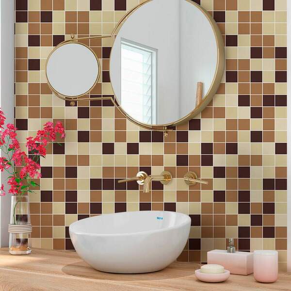 Papel De Parede - Pastilha - Modelo 5-60x300cm