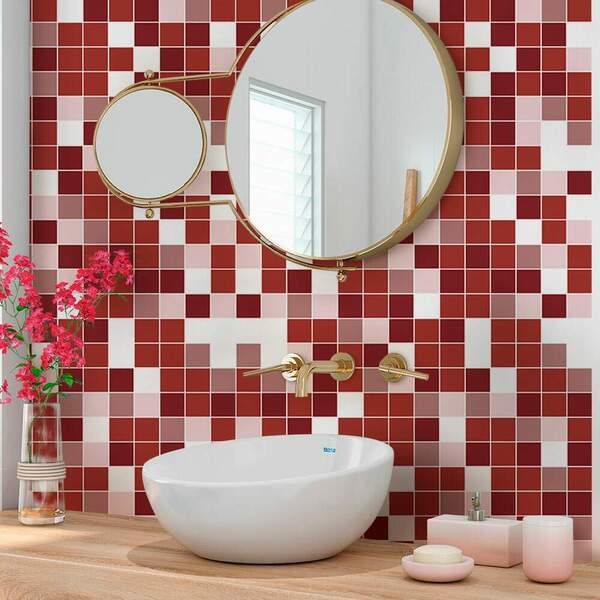 Papel De Parede - Pastilha - Modelo 8-60x300cm