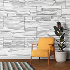 Papel De Parede Pedra 01 Papel De Parede Rolo 0,51cm 10m