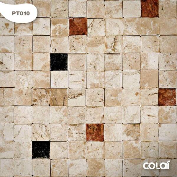 Papel De Parede Pedra 3d Marmore Quadrado 15m