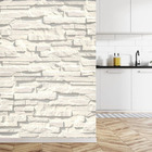 Papel De Parede Pedra Branca Filete Canjiquinha