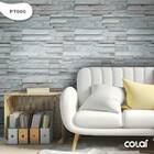 Papel De Parede Pedra Filete Cinza