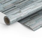 Papel De Parede Pedra Filete Cinza