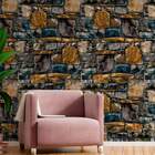 Papel De Parede Pedra Modelo 61-60x300cm