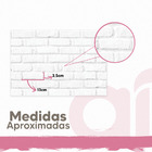 Papel De Parede Pedra Tijolo Branco