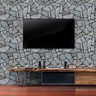 Papel De Parede Pedras Ilustra - 0 50 X 2 50 Metros