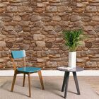 Papel De Parede Pedras Redondas Em Tons De Marrom