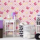 Papel De Parede Pink Baby - 0 50 X 3 00 Metros