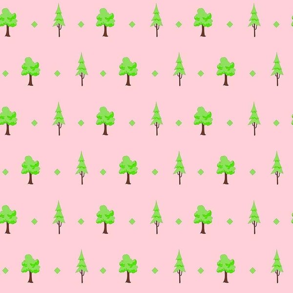 Papel De Parede Play Árvores 97805 - Rolo: 10m X 0,53m