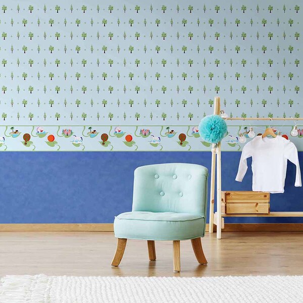 Papel De Parede Play Árvores 97814 - Rolo: 10m X 0,53m