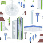 Papel De Parede Play Cidade 97103 - Rolo: 10m X 0,53m