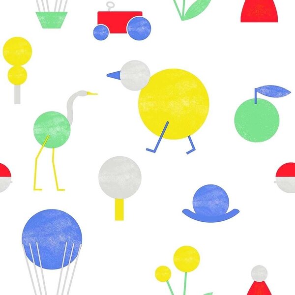 Papel De Parede Play Divertido 96414 - Rolo: 10m X 0,53m