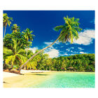 Papel De Parede Praia Paisagem Coqueiro Natureza Sala Adesivo