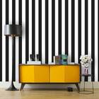 Papel De Parede Preto E Branco Listrado