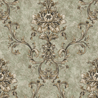 Papel De Parede Pronta Entrega - Adamascado