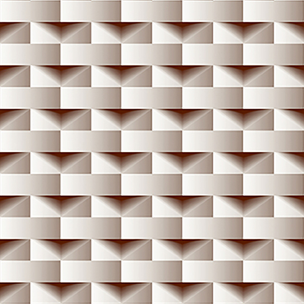 Papel De Parede Pronta Entrega - Geométrico 3d Marrom