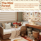 Papel de Parede PVC Infantil Arco Iris 0,53x10m The Mini Forest