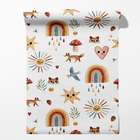 Papel de Parede PVC Infantil Arco Iris 0,53x10,0cm Muse