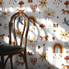 Papel de Parede PVC Infantil Arco Iris 0,53x10,0cm Muse