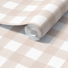 Papel de Parede PVC Vichy Bege 0,53x10,0cm Muse
