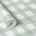 Papel de Parede PVC Vichy Verde 0,53x10,0cm Muse