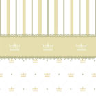 Papel De Parede Quarto Bebê Infantil Realeza Dourado