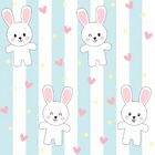 Papel De Parede Rabbit Soft - 0 50 X 2 50 Metros
