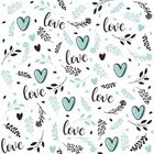 Papel De Parede Ramos Love - 0 50 X 3 00 Metros