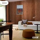 Papel De Parede Realista Madeira Mogno